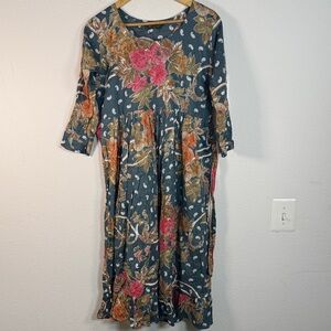 Dewberry by Fashion Earth new Floral Print  Dress XL and lined